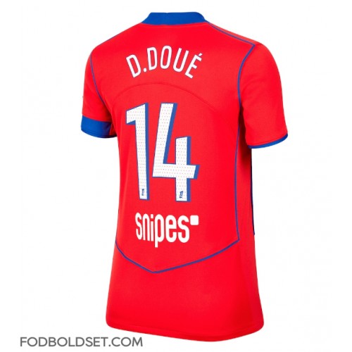 Paris Saint-Germain Desire Doue #14 Tredjetrøje Dame 2025-26 Kortærmet